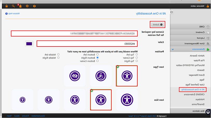 cmsmadesimple accessible website design