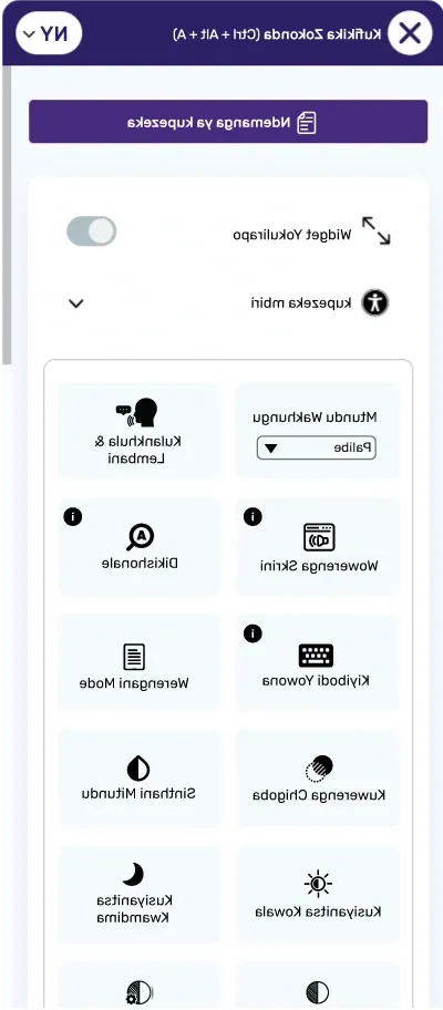 chichewa accessibilitytoolbar