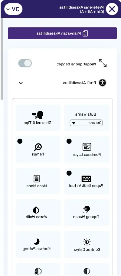 javanese accessibility toolbar