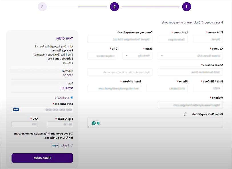 purchase plan all in one accessibility for Pimcore